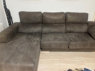 Sofá modular gris/marrón