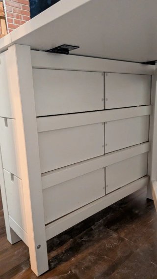 Mesa alas abatibles Norden blanca Ikea