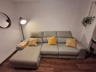 Sofá Chaise Longue IKEA ISTABY Gris 290cm