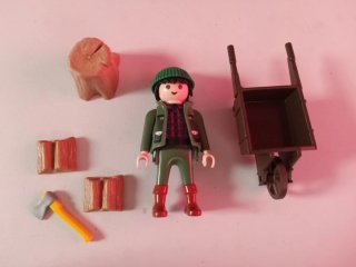 Playmobil Leñador con Accesorios