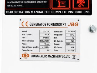 Generador Diésel 10 kVA