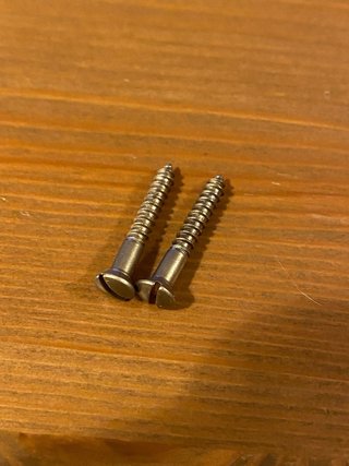 Tornillos Fender Telecaster Puente y Strap button