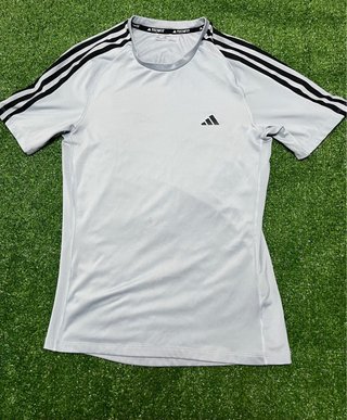 Maglietta Adidas Techfit Grigia Taglia L