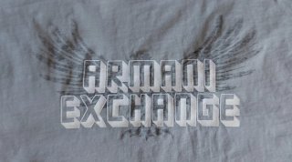 Camiseta vintage Armani Exchange XL Gris