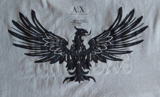 Camiseta vintage Armani Exchange XL Gris