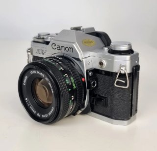 CANON AE1 cámara analógica + lente Canon 50mm F1.8