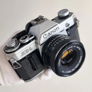 CANON AE1 cámara analógica + lente Canon 50mm F1.8