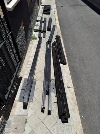 Cama alta doble Stora ikea negra mezzanine