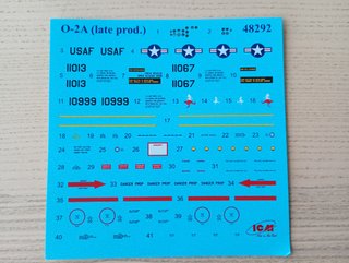 USAF CESSNA O-2A SKYMASTER MAQUETA ICM 1/48