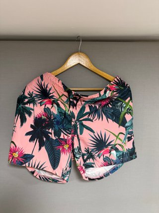 Bañador estampado tropical