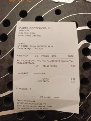 Pala de pádel Joma Blast Pro Hard