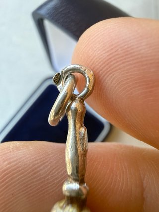 Ciondolo Campana Vintage Argento 800
