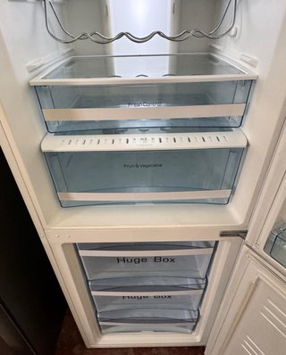 FRIGORÍFICO COMBI NO FROST HAIER EN BLANCO
