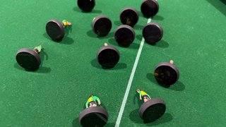 Equipo de futbol de mesa “complete”