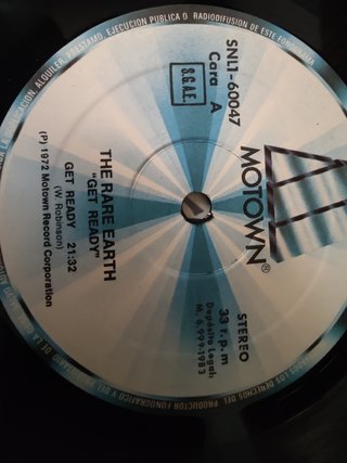 Vinilo Rare Earth Get Ready