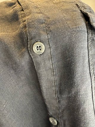 Camicia Uomo Manica Corta Blu Taglia M/L