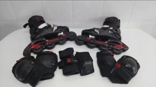 Patines en línea Oxelo niño + protecciones