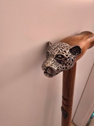 2 Bastones de Diseño Madera Nuevos