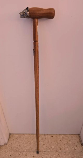 2 Bastones de Diseño Madera Nuevos