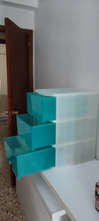 Cajonera de plástico 3 cajones