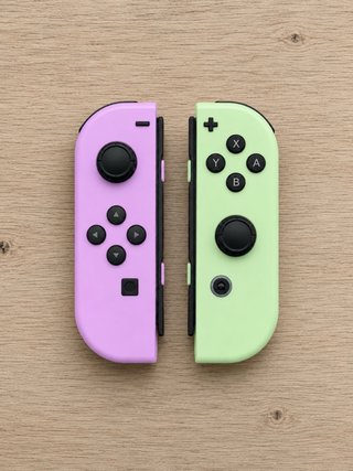 Mandos Nintendo Switch Morado y Verde
