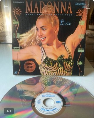LaserDisc Madonna Blond Ambition World Tour Live