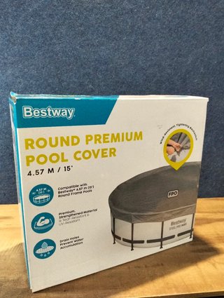 Cubierta piscina redonda 457 cm Bestway 58951