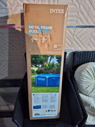 Piscina Intex Metal Frame 2.44m x 76cm
