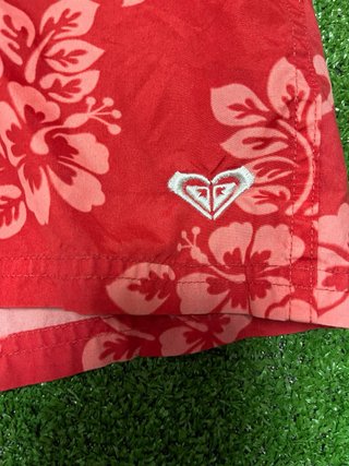 Roxy Bañador Rojo Flores Talla M