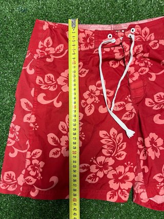 Roxy Bañador Rojo Flores Talla M