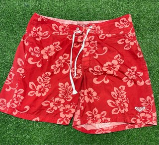 Roxy Bañador Rojo Flores Talla M