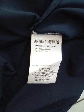 T-shirt Antony Morato Blu Taglia M nuova