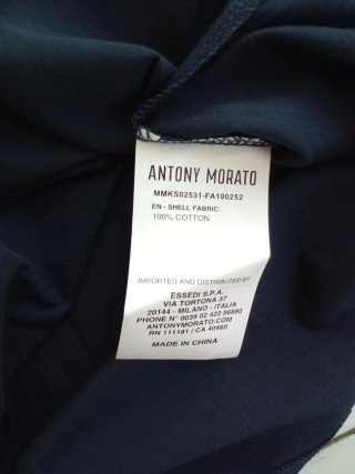 T-shirt Antony Morato Blu Taglia M nuova