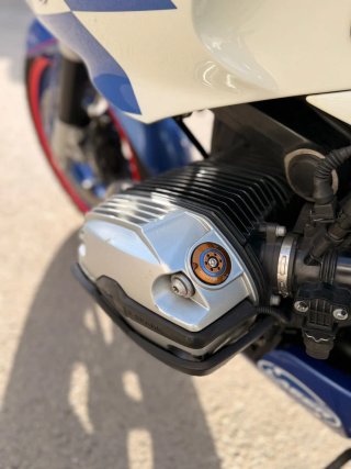 BMW R1200S Azul y Blanca
