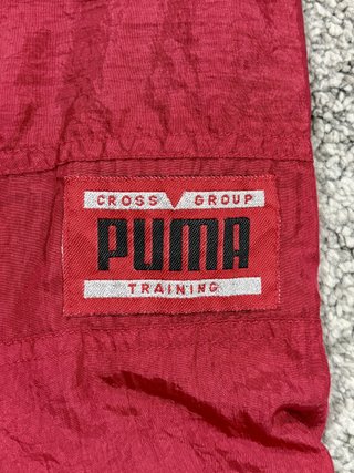 Cazadora Puma Cross Training vintage 90s M Roja