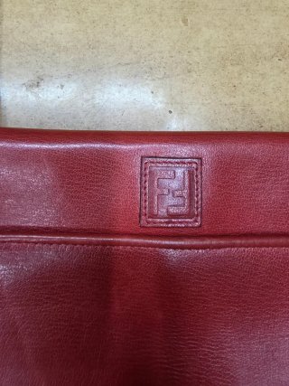 Borsa Fendi vintage donna rossa