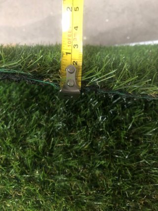 2 rotoli di erba artificiale verde 2x5