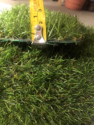 2 rotoli di erba artificiale verde 2x5