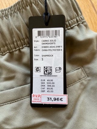 Bañador G-Star Talla S NUEVO