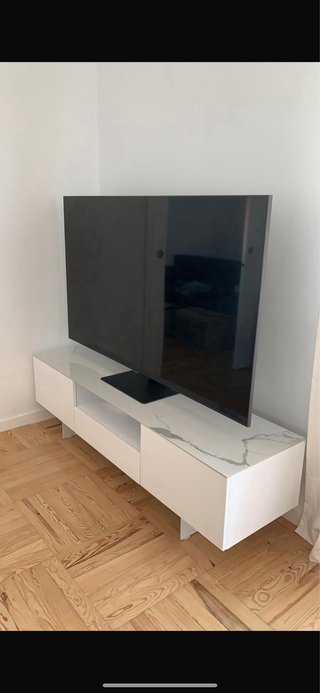 Mueble TV Westwing Blanco y Madera