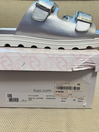 Ciabatte Liu Jo Argento Tg 38