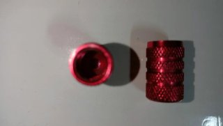 Tapones Rueda Metálicos Rojos