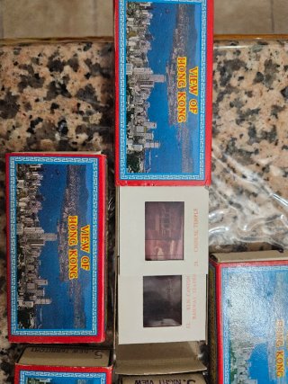 Visore Vintage View of Hong Kong + 20 Diapos