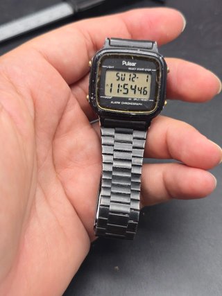 Orologio Digitale Vintage Pulsar Alarm Chronograph