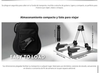 NUEVO! Soporte Guitarra Ajustable