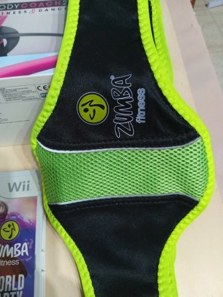 Pack Wii: 2 Juegos + Pesas + Cinturón Fitness