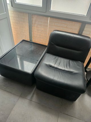 Sillón individual negro