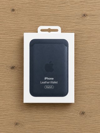 Cartera Apple iPhone Cuero MagSafe Azul