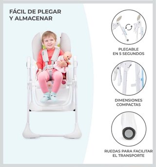 Trona Kinderkraft Plegable y ajustable