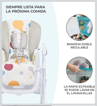 Trona Kinderkraft Plegable y ajustable